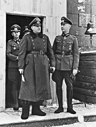Эрнст Буш и Георг Ханс Рейнгардт. 1944 год 