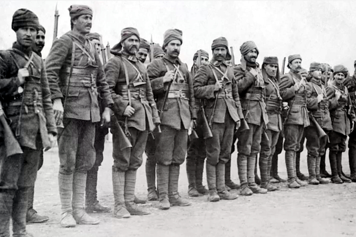 Турецкие солдаты времен Первой мировой войны