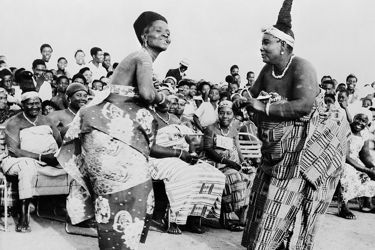 Празднования после обретения Ганой независимости от Британской империи. 1957 год.