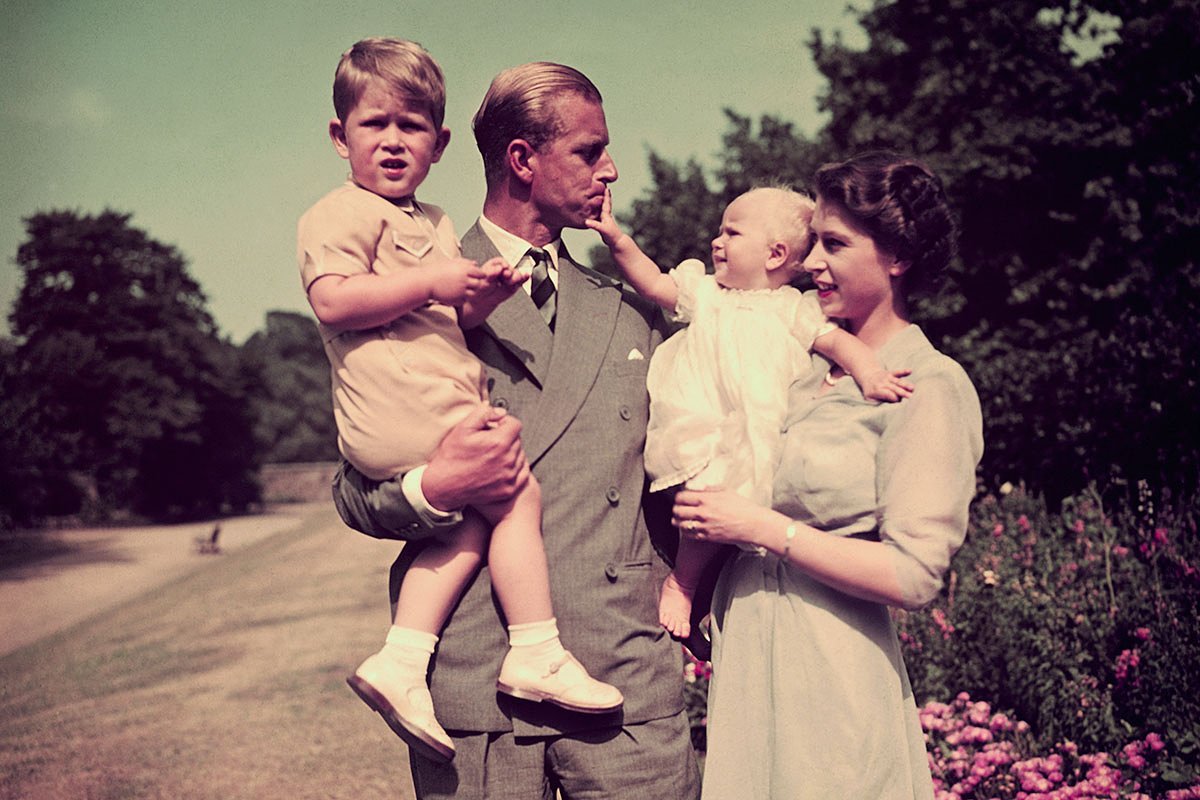 Семья принцессы Елизаветы незадолго до того, как она стала королевой, 1951 год