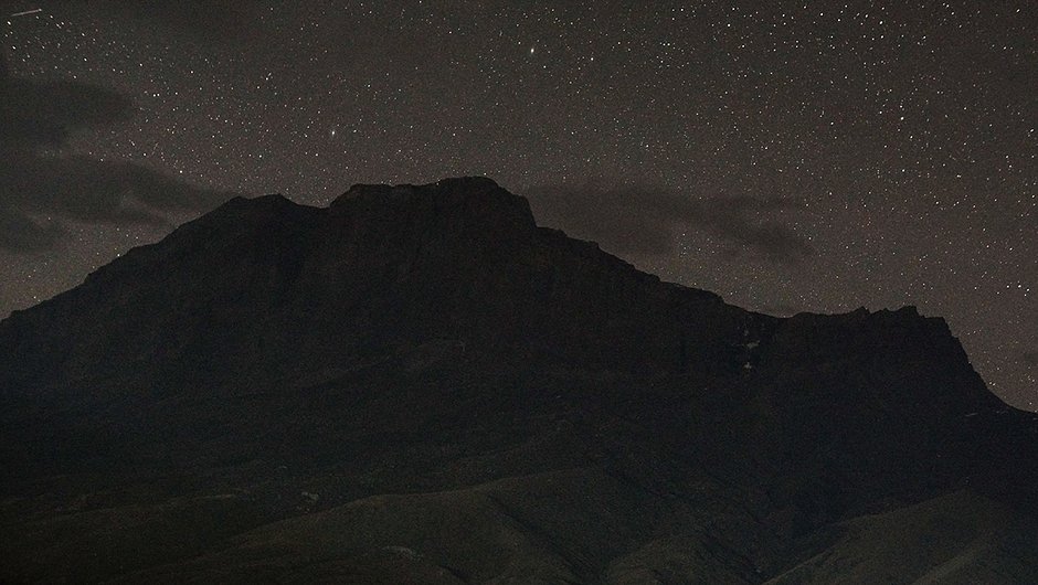 Из-за плохого освещения и высокого расположения в Куруше можно наблюдать очень яркое звездное небо