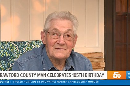 105-летний мужчина раскрыл секрет своего долголетия