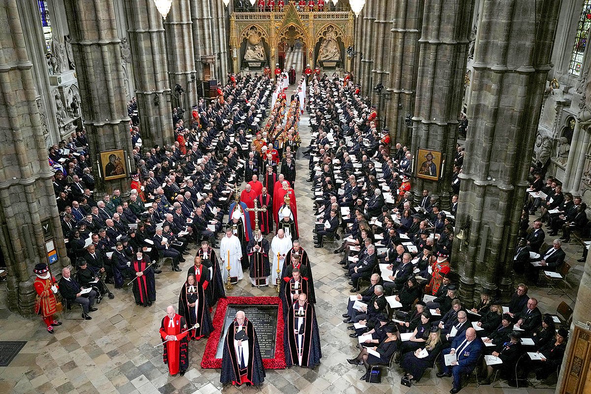 Церемония прощания в Вестминстерском аббатстве