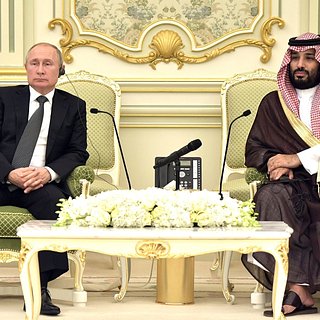Владимир Путин и Мухаммед ибн Салман аль Сауд