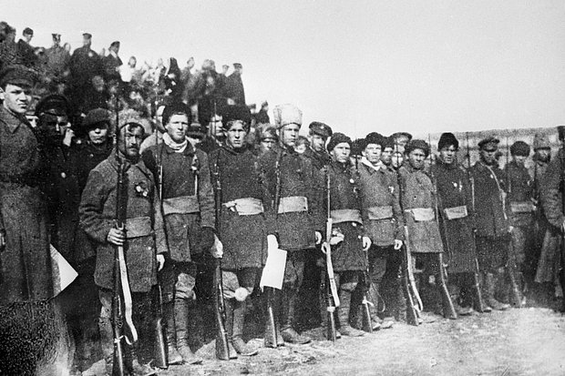 Мобилизация в Красную армию во время Гражданской войны. Фото: РИА Новости