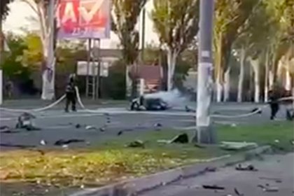 В Запорожье при взрыве автомобиля погиб украинских диверсант