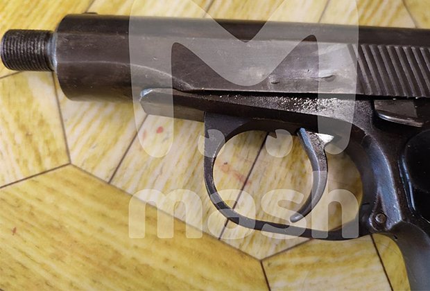 Переделанный пистолет Макарова, из которого стрелял Артем Казанцев