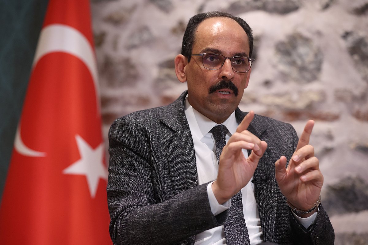 Ибрагим Калын, пресс-секретарь и главный советник по внешней политике президента Турции Реджепа Тайипа Эрдогана, 14 мая 2022 года