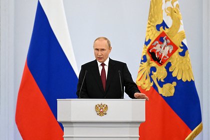 Путин завершил речь словами «за нами правда, за нами Россия»
