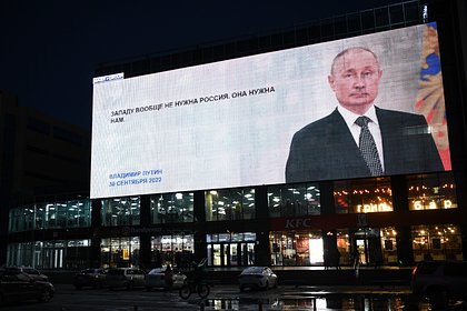 В США увидели послание Западу в речи Путина на Красной площади