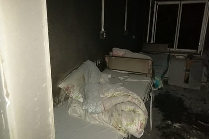 При пожаре в российской больнице погиб человек