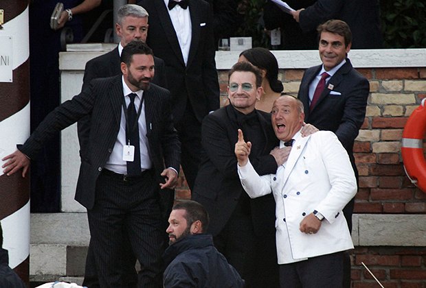 Гости на свадьбе Джорджа Клуни в палаццо Кавалли-Франкетти в Венеции