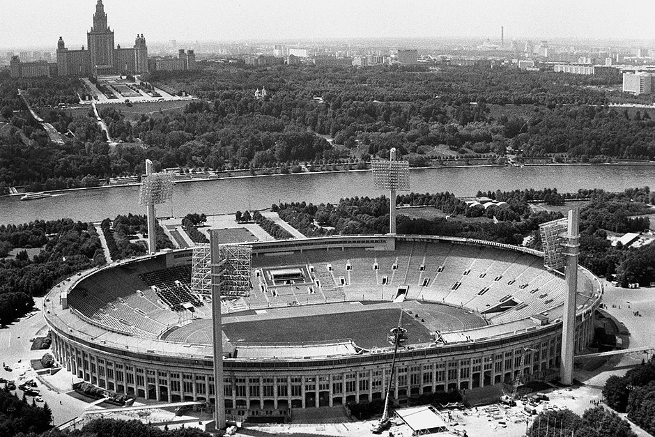 Центральный стадион имени Ленина в советское время 