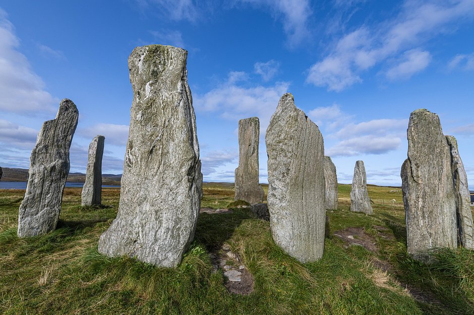 Круг камней на острове Левис в Шотландии