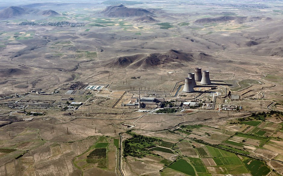 Армянская АЭС возле Еревана