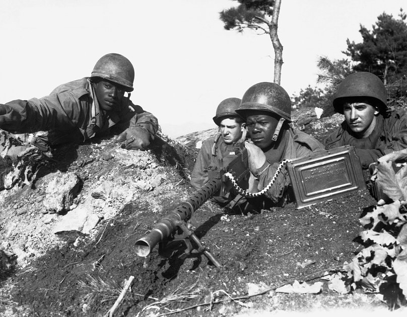 Американские солдаты в Корее, 1950 год