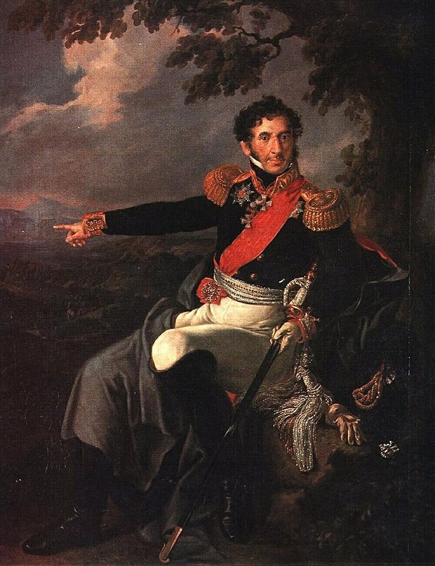 Василий Тропинин «Портрет Петра Ивановича Багратиона», 1816 год