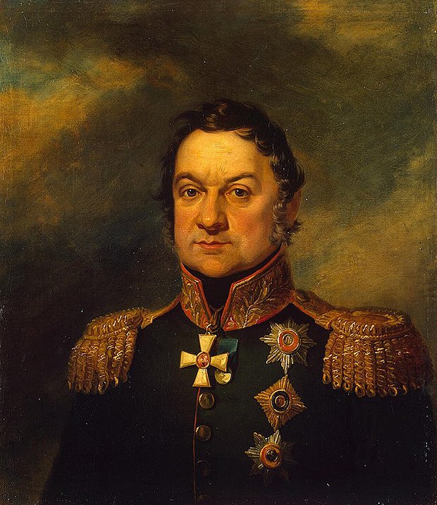 Джордж Доу «Портрет Дмитрия Сергеевича Дохтурова», 1819 — 1825 годы