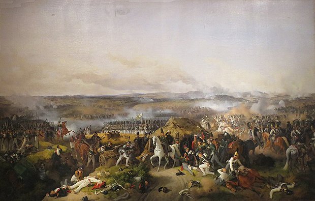 Петер фон Гесс «Сражение при Бородино», 1843 год