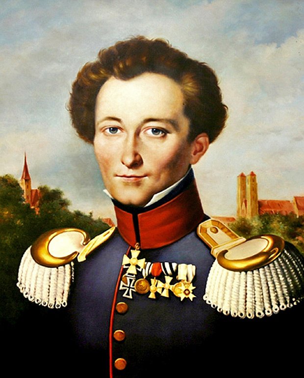 Карл Вильгельм Вах «Портрет генерала Карла фон Клаузевица», первая треть XIX века