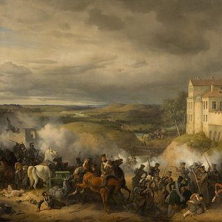 Петер фон Гесс «Сражение под Малоярославцем 12 октября 1812 года», 1851 год