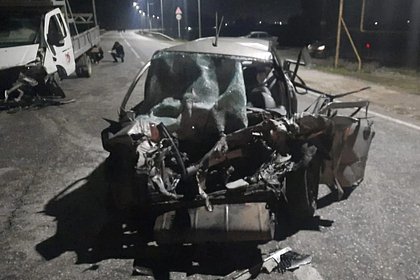 Водитель Lada и трое детей погибли в столкновении с «Газелью» в Чечне