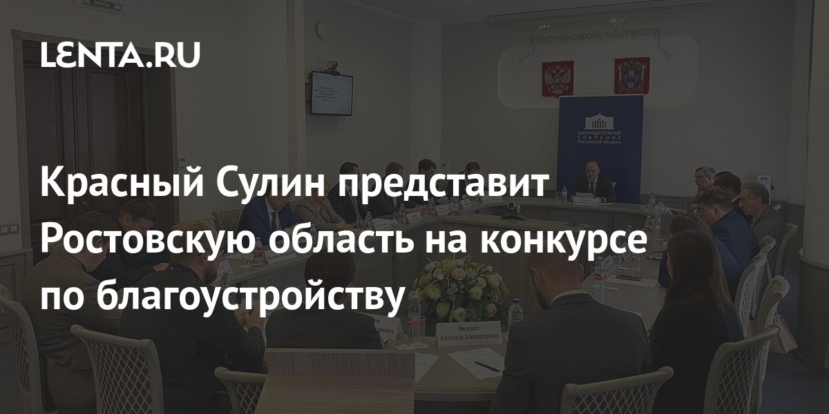 Красный Сулин представит Ростовскую область на конкурсе по благоустройству Регионы Россия Lenta.ru