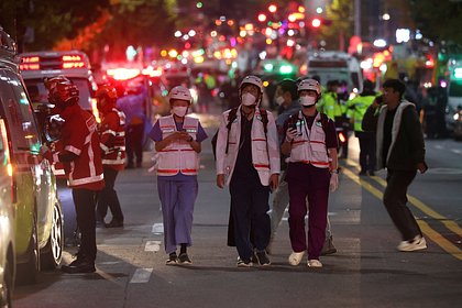 146 человек погибли в давке в Сеуле во время празднования Хеллоуина