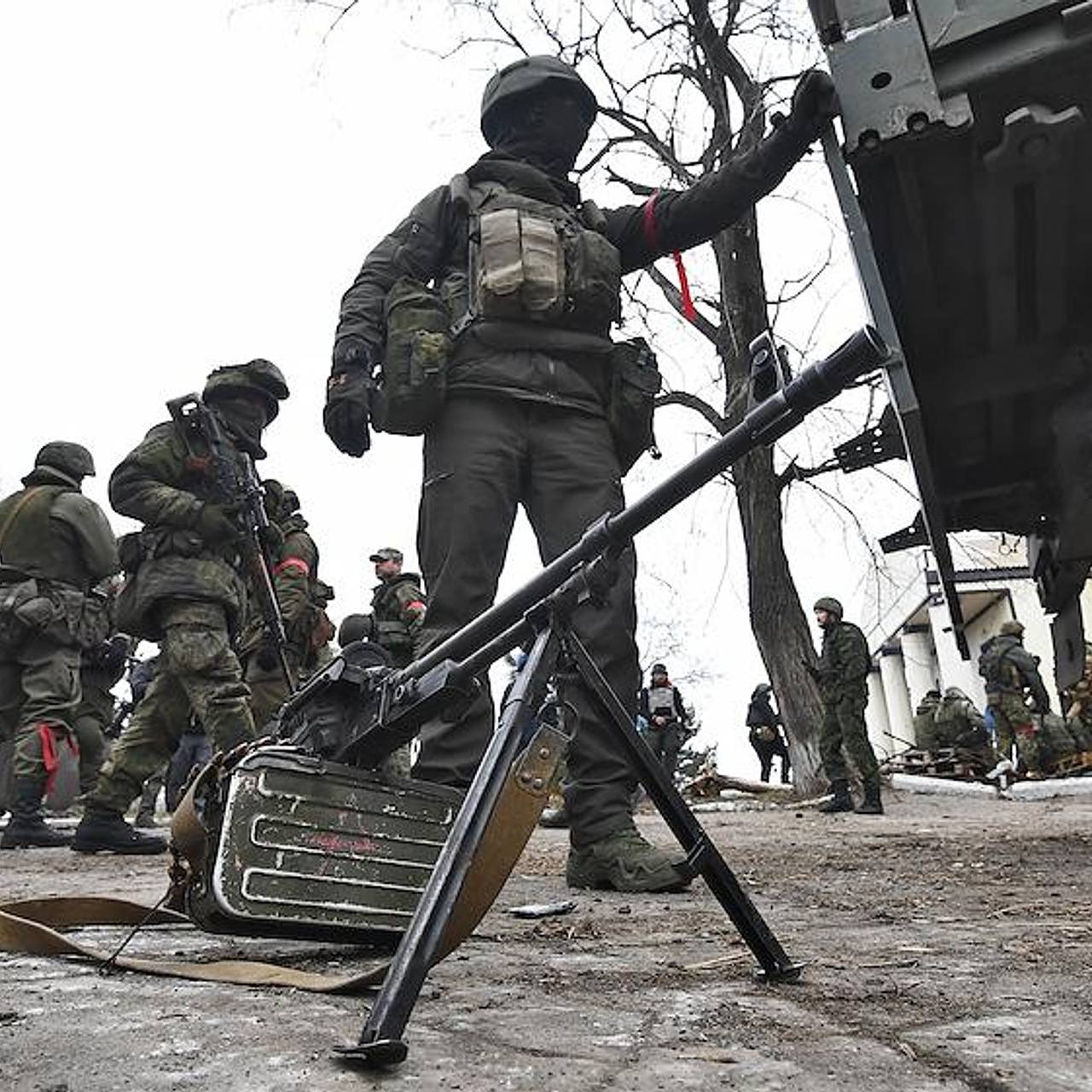 Российские солдаты на Украине