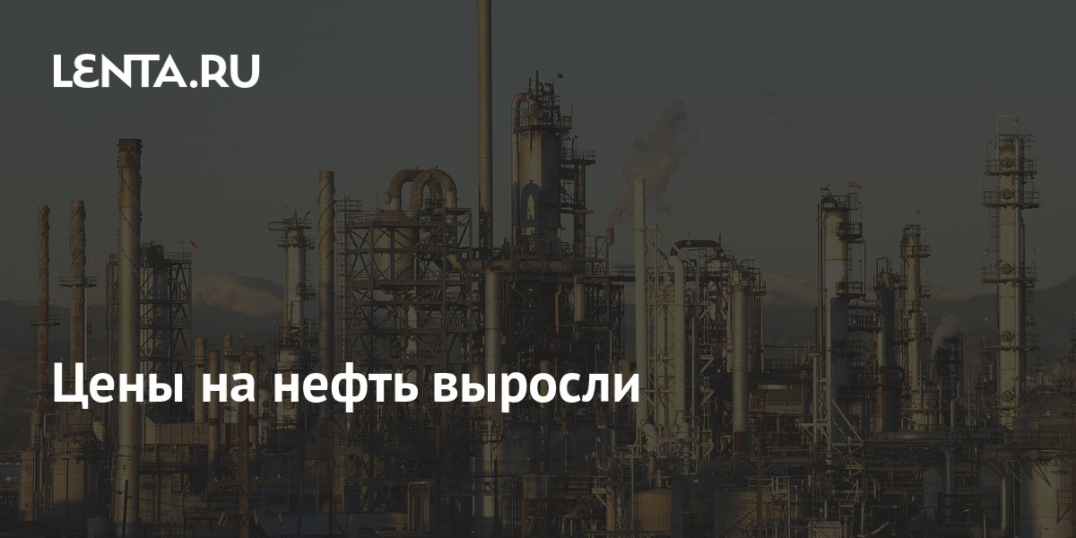 Цены на нефть выросли: Рынки: Экономика: Lenta.ru