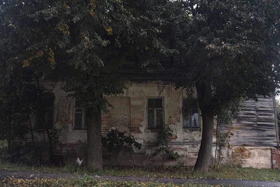 Старые дома в Чекалине