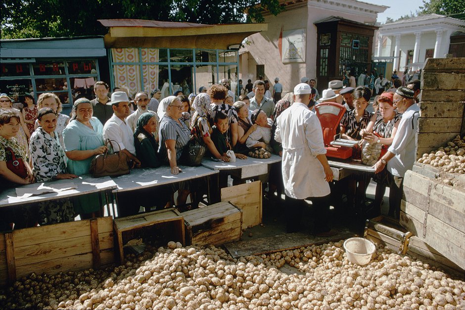 Торговля картофелем в СССР 