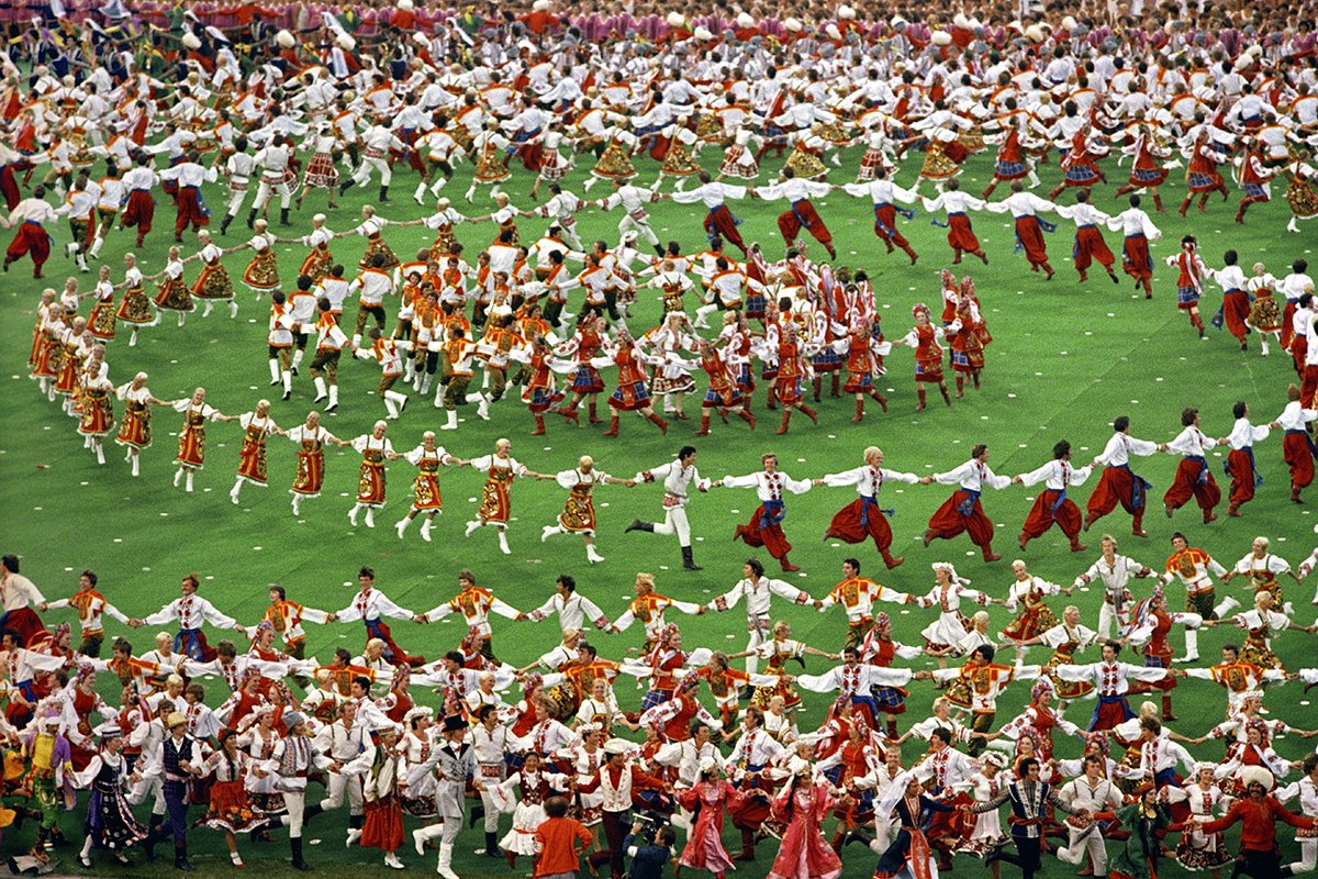 Церемония открытия Олимпийских игр в Москве, 1980 год 