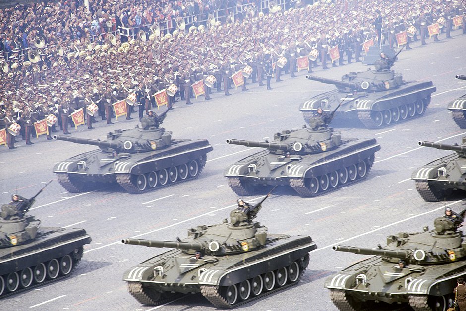 Военный парад на Красной площади, 1970 год