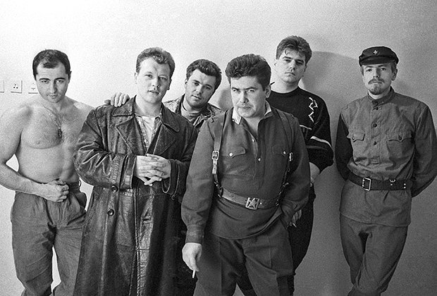 Группа «Любэ» в 1990 году