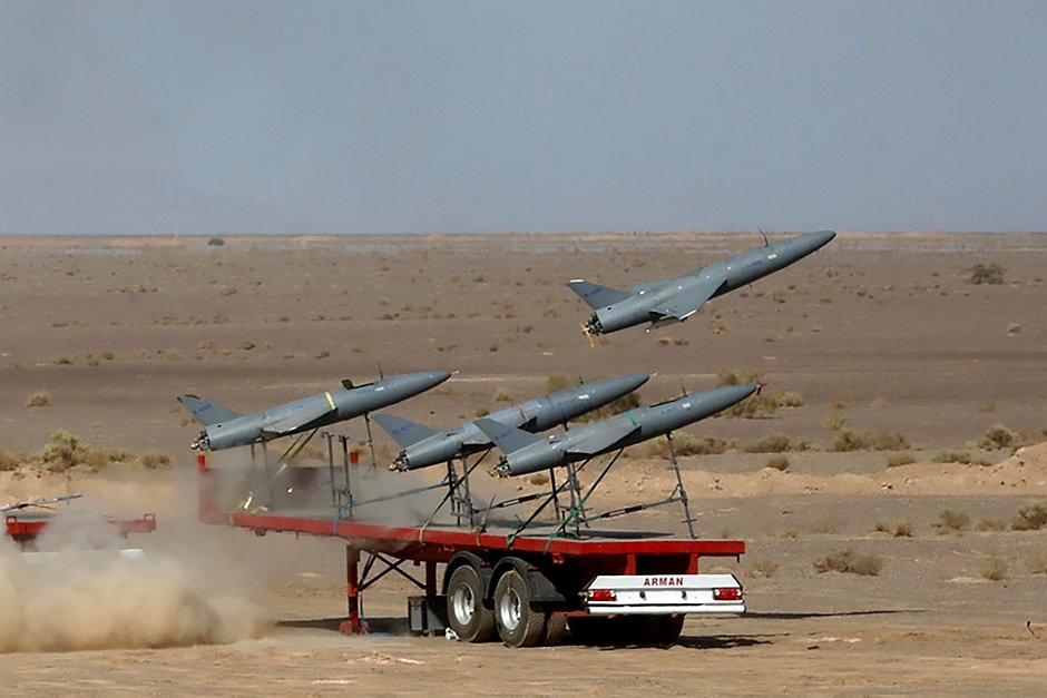 Военные учения с использованием беспилотников в Иране. 25 августа 2022 года