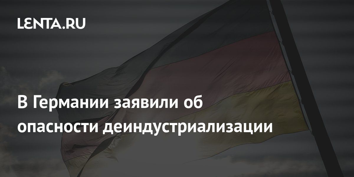 В Германии заявили об опасности деиндустриализации: Политика: Мир: Lenta.ru