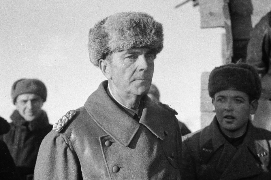Фельдмаршал Фридрих Паулюс взят в плен, февраль 1943 года