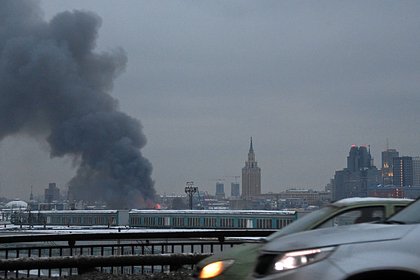Пожар на складе в центре Москвы локализован