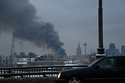 В пожаре на Комсомольской площади в Москве погибли два человека