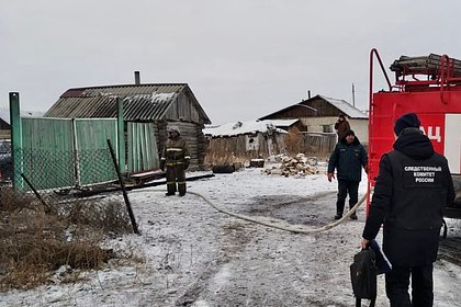 Трое российских детей погибли при пожаре в частном доме