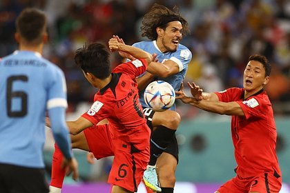 Сборная Уругвая сыграла вничью с Южной Кореей в матче чемпионата мира-2022