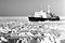 СССР. Заполярье. 16 мая 1979 года. Атомный ледокол «Ленин» в Северном Ледовитом океане
