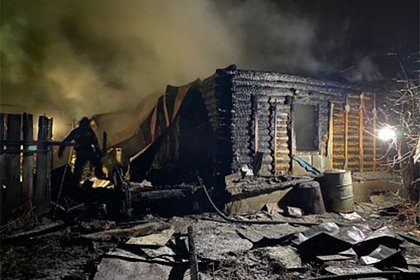 Ребенок погиб при пожаре в частном доме в российском городе
