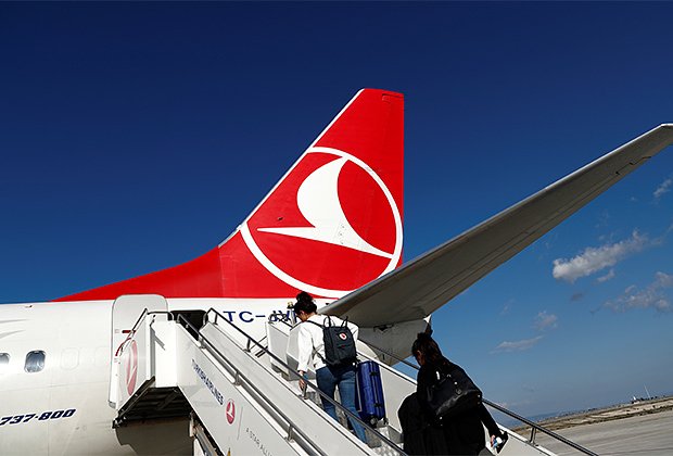 Самолет Turkish Airlines 