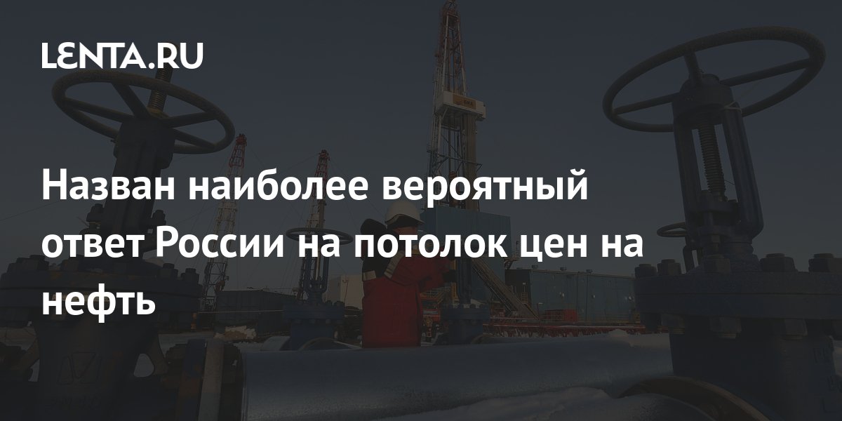Назван наиболее вероятный ответ России на потолок цен на нефть: Госэкономика: Эк