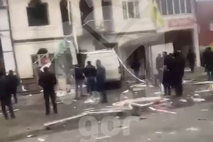 В российском торговом центре произошел взрыв