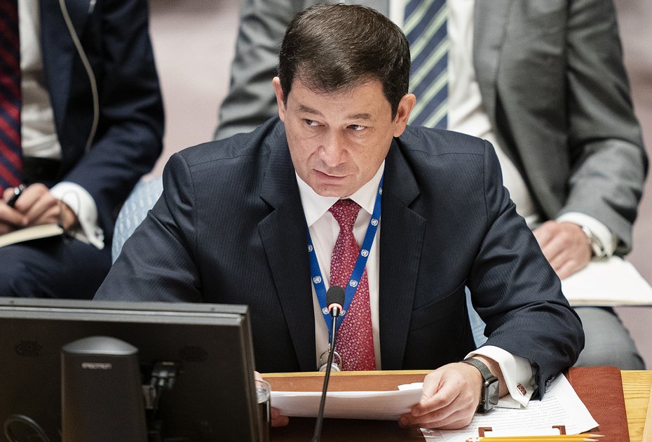 Первый заместитель постпреда России при ООН Дмитрий Полянский 