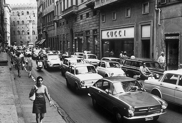 Магазин Gucci во Флоренции, 1969 год