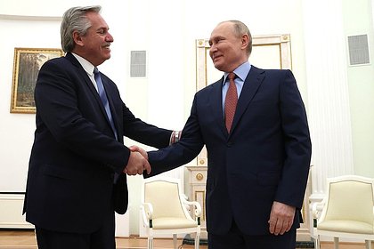 Путин поздравил президента Аргентины с победой сборной на ЧМ